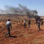 10 اصابات في مواجهات بين اهالي قصرة والمستوطنين