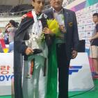 انجاز غير مسبوق..الياسيني يحصد المركز الثاني على العالم في التايكواندو