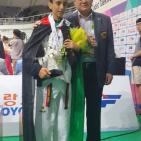 انجاز غير مسبوق..الياسيني يحصد المركز الثاني على العالم في التايكواندو