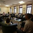 وفد من نقابة الصحفيين وممثلين وسائل اعلام يهنئون الدكتور عبد اللطيف ابو حجلة بمنصب رئاسة جامعة بيرزيت