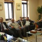 وفد من نقابة الصحفيين وممثلين وسائل اعلام يهنئون الدكتور عبد اللطيف ابو حجلة بمنصب رئاسة جامعة بيرزيت