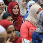 حفل تخريج جامعة النجاح والقنصلية الأمريكية في القدس لطالبات النادي العلمي 