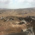 صور: الاحتلال يهدم مساكن 15 عائلة في تجمع بدوي شرقي جبع برام الله
