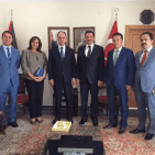 السفير مصطفى يطلع مسؤولين أتراك على الأوضاع في فلسطين