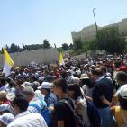 المدارس  الاهليه داخل 48  تتظاهر امام مكتب نتنياهو في القدس الغربية