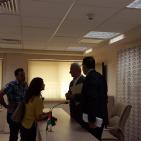 رئيس جامعة بيرزيت يعقد مؤتمرا صحفيا في الجامعة