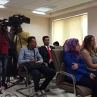 رئيس جامعة بيرزيت يعقد مؤتمرا صحفيا في الجامعة