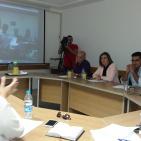 نقابة الصحفيين ومركز تطوير الاعلام في جامعه بير زيت حوار حول مسودة قانون الصحفيين