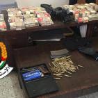 الأموال التي تم استرجاعها من اللصوص الذين سرقوا بنك الإستثمار ... بقيمة 2.5 شيكل