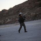 مواجهات امام سجن عوفر غربي رام الله