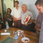 مركز القدس للمساعدة القانونية وحقوق الانسان والحملة الوطنية لاسترداد جثامين الشهداء تكرم سالم خلة  المنسق العام للحملة