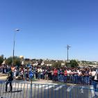 الصلاة  على الاسفلت في القدس المحتله