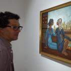 عرض غاليري زاوية في مدينة البيرة مجموعة من الاعمال الفنية القديمةوالنادرة للفنان التشكيلي الراحل ابراهيم سابا