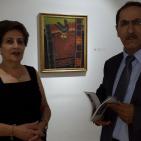 عرض غاليري زاوية في مدينة البيرة مجموعة من الاعمال الفنية القديمةوالنادرة للفنان التشكيلي الراحل ابراهيم سابا