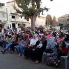 فرقة الهدف للدبكة  الشعبية و فرقة كنعان للتراث والفنون الشعبية في سوق الحرجة رام الله