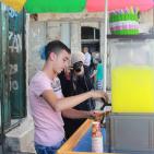 بالصور تجهيزات وأجواء العيد بمدينة نابلس اليوم