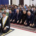 الحمد الله يؤدي صلاة الأضحى في الرئاسة  ويضع إكليلا من الزهور على ضريح الرئيس الراحل عرفات