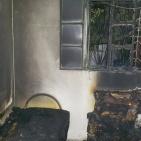 بالصور: الدفاع المدني ينقذ 3 مسنات إثر حريق منزل غرب رام الله