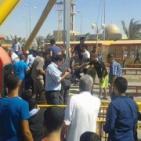 10 اصابات نتيجة سقوط أرجوحة كبيرة في منتج النور بغزة