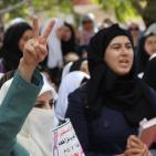 بالصور: اضراب ووقفة نصرة للأقصى في الخليل