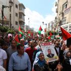 رام الله تنتصر للقدس في مسيرة احتجاج على القمع الاسرائيلي في الاقصى والمسجد الاقصى