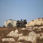 مواجهات قرب مستوطنة بيت ايل شرق رام الله عقب مسيرة جماهيرية نصرة للأقصى