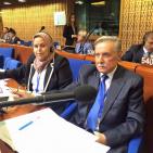 وفد المجلس الوطني الفلسطيني الدائم إلى الجمعية البرلمانية التابعة لمجلس أوروبا المنعقدة في مدينة ستراسبورغ. .