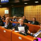 وفد المجلس الوطني الفلسطيني الدائم إلى الجمعية البرلمانية التابعة لمجلس أوروبا المنعقدة في مدينة ستراسبورغ. .