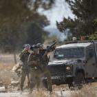 مواجهات في قرية بدرس غرب رام الله نصرة للأقصى