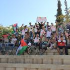 مسيرة دراجات هوائية في نابلس تضامناً مع الأسرى والأقصى بتنظيم من الإغاثة الطبية الفلسطينية