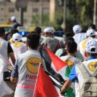 مسيرة دراجات هوائية في نابلس تضامناً مع الأسرى والأقصى بتنظيم من الإغاثة الطبية الفلسطينية