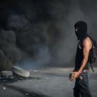 بالصور: مواجهات مستمرة منذ الصباح حتى اللحظة في حي البالوع - البيرة