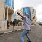 إصابات خلال المواجهات قرب مستوطنة 