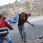 إصابات خلال المواجهات قرب مستوطنة 