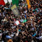 جماهير غفيرة تشيع الشهيد مهند حلبي في البيرة