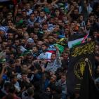 جماهير غفيرة تشيع الشهيد مهند حلبي في البيرة