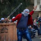 مواجهات عنيفة قرب المدخل الشمالي لمدينة البيرة