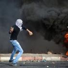 مواجهات عنيفة قرب المدخل الشمالي لمدينة البيرة