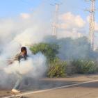 مواجهات قرب حاجز بيت حانون 