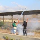 مواجهات قرب حاجز بيت حانون 