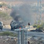 مواجهات بين طلبة بيرزيت وقوات الاحتلال عند مدخل البيرة الشمالي