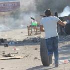 مواجهات حاجز حوارة جنوب نابلس  الأحد 11/10/2015