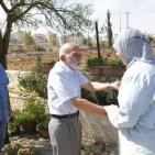 بالصور: محافظ رام الله والبيرة وحركة فتح يتفقدان بيت المربي عبد الدايم