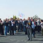 قوات الإحتلال تقمع مسيرة سلمية للمحامين بإطلاق قنابل الغاز السام