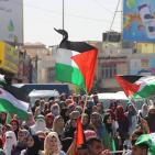 طلبة جامعة الخليل في مسيرة نصرة الأقصى ورفض جرائم الاحتلال