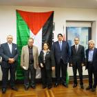 تكريم الشهيد وائل زعيتر بافتتاح قاعه باسمه في سفاره فلسطين في ايطاليا