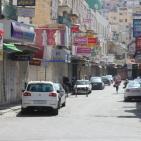 إضراب تجاري شامل يعم مدينة نابلس