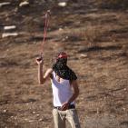 اصابات بمواجهات شمال البيرة في يوم الغضب