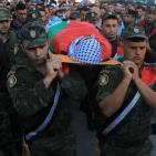 نابلس: تشييع جثمان الشهيد حنني في بيت فوريك