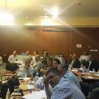 لقاء تشاوري بين بلدية رام الله وممثلي مؤسسات المجتمع المحلي في قصر رام الله